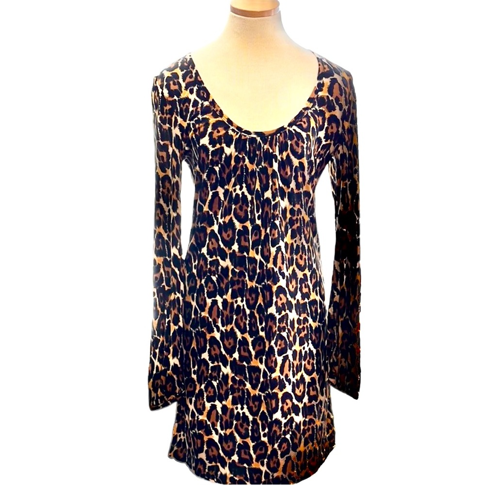 Trina Turk Leopard Print Dress, size 10